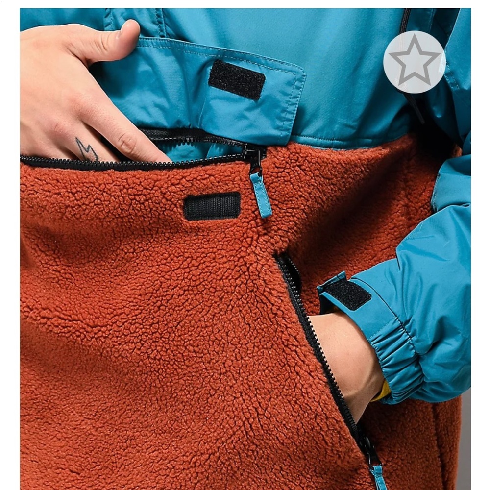 Host Pick Obey Teal Split Anorak Jacket - image 4